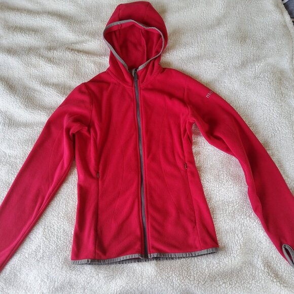 Macpac New Zealand Fleece Hooded Jacket with zippered pockets! - Picture 8 of 13